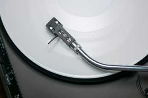 A turntable